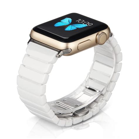 clear link apple watch band